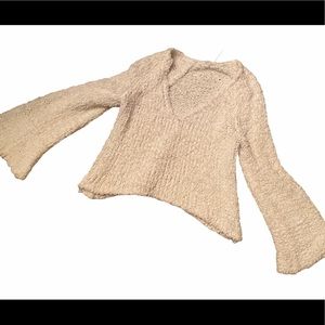 Free people XS bell sleeve sweater